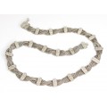 opulent colier choker,scandinav. argint. Danemarca